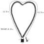 Black Padlock Necklace for You Chain Necklace - Collar Stainless Steel Necklace For Men/Handmade Necklace/The Best Gift For men