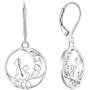YL Cat Necklace 925 Sterling Silver Filigree Moon Pendant 18K Gold/Rose Gold Jewelry for Women