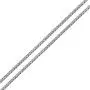 .925 Rhodium Plated Sterling Silver 1mm, 1.5mm, 2mm, 3mm or 3.5mm Franco Chain Necklace .925 Rhodium Plated Sterling Silver 1mm, 1.5mm, 2mm, 3mm or 3.5mm Franco Chain Necklace