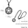Dawapara Pagan Pentacle of The Goddess Rose Talisman Pendant Pentagram Necklace Protection Gifts Jewelry Dawapara Pagan Pentacle of The Goddess Rose Talisman Pendant Pentagram Necklace Protection Gifts Jewelry