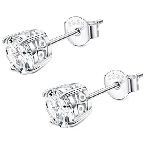 Sllaiss Constellation Zodiac Earrings Set With Austrian Cubic Zirconia Birthstone Zodiac Sign 925 Sterling Silver Horoscope Gifts Birthday Gift for Women