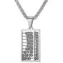 U7 Abacus Pendant 18K Gold Plated/Stainless Steel Men Women Necklace, 22 Inch Chain