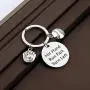 CENWA Baseball Team Gift Baseball Mom Gift Hit Hard Run Fast Turn Left Keychain Baseball Lovers Jewelry Keychain Softball Mom Baseball Game Day Gift for Baseball Team