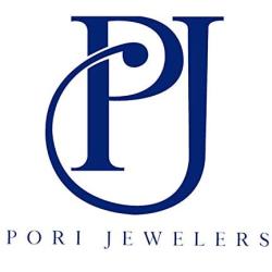 Pori Jewelers 14K Yellow Gold Puffed Star Pendant in 14K Gold Cable Chain Necklace -18''