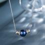 925 Sterling Silver Necklace Birthday Gift for Women DIY Birthstone Pearl Pendant Necklace Valentines Day for Mom Grandmother Daughter