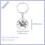 BEKECH Raven Crow Moon Pentacle Pendant Necklace Wiccan Crow Raven Pendant Pentacle Pentagram Wicca Charm Jewelry Necklace Gift