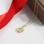 18K Gold Plated Star Charm Pendant Necklace Minimalist Jewelry for Women Girls