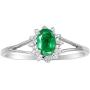 RYLOS Jewelry For Women Sterling Silver Birthstone Jewelry Ring, Earring & Pendant Necklace Gemstone & Genuine Diamonds 6X4MM Birthstone Womens Jewelry Matching Friendship Jewelry Sizes 5-10