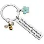 MAOFAED Bee Gift Flower Gift Nature Lover Gift The Flower Doesn Not Dream of The Bee It Blooms and The Bee Comes Gift for Her Women Daughter Girlfriend