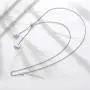 Ubrand 12 Constellations Necklace, Stainless Steel Heart-Shaped 12 Constellations for Women Jewelry Constellation Vertical Bar Looped Adjustable Long Necklace Birthday Gifts