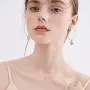 43 Pcs Necklace and Earring Sets for Women Girls Including 38 Pcs Bohemian Leather Tassel Earrings & 5 Pcs Gold Multi-layer Choker Leaf Pendant Necklace for Birthday/Valentines Day/Friendship Gifts