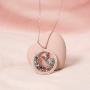 ENZOMAR Butterfly Necklaces for Women - Dainty Necklace For Women, Layered Gold Necklaces For Women, Mom Necklace, Mothers Day Jewelry, Girlfriend Birthday, Necklaces For Women, Fashion Jewelry, Pendant Necklace, Silver, Rose Gold Necklaces For Women