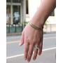 Handmade Tibetan Three Metal Medicine/Healing Bracelet from Nepal Adjustable