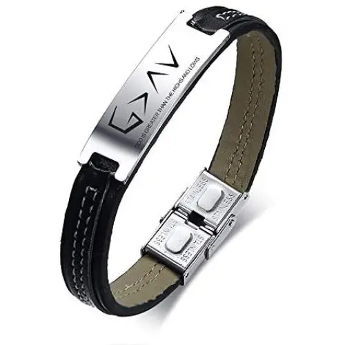 MPRAINBOW Christian Scripture Bible Verse Cross Prayer Quote Faith Religious Leather Bracelet for Men Boy,Religious Jewelry MPRAINBOW Christian Scripture Bible Verse Cross Prayer Quote Faith Religious Leather Bracelet for Men Boy,Religious Jewelry