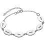 MyNameNecklace Personalized Oval Mom Bracelet with Names - Custom Multiple Charm Jewelry - Gift for Women Wife Girlfriend Bridesmaid