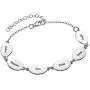 MyNameNecklace Personalized Oval Mom Bracelet with Names - Custom Multiple Charm Jewelry - Gift for Women Wife Girlfriend Bridesmaid