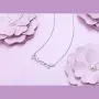 Flyow 925 Sterling Silver White Cz Crown Princess/Queen Pendant Word Charm Necklace for Girlfriend Wife Daughter Granddaughter, 18 Inch + 2 Inch