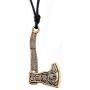 cooltime Celtic Valknut Odin Horn Axe Weapon Rope Necklace Mens Amulet