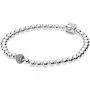 Pandora Jewelry Beads and Pave Cubic Zirconia Bracelet in Sterling Silver Pandora Jewelry Beads and Pave Cubic Zirconia Bracelet in Sterling Silver