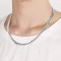 SHKA Cuban Chain Necklace Miami Cuban Bracelet for Men and Women Titanium Magnetic/Magnetic Germanium Chain Necklace Pain Relief for Neck, 18/20/22/24 inch Length 18K Gold Plated