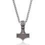 Thors Hammer Necklace Norse Viking Thors Hammer Amulet Pendant Necklace Talisman Jewelry