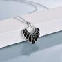ONEFINITY Ruth Bader Ginsburg Necklace rbg Dissent Collar Necklace Sterling Silver Dangle for Ruth Bader Ginsburg Fans Jewelry Gifts