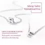 FindChic Tiny Initial/Round Oil Diffuser Locket Necklace for Women Girls 18K Gold/Platinum Plated Dainty Letter A to Z Charm Necklace Personalized Jewelry Gift for Friends Family