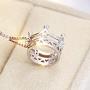 AceCraft Queen Crown Necklace, 925 Sterling Silver Pendant Fashion Women Jewelry Charms Gift for Teen Girl/Bridesmaid/Mom/Her