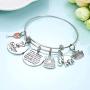 Birthday Gifts for Women Girls Bracelet, Expandable Charm Bracelets 5th 6th 7th 8th 9th 10th 20th 30th 40th 50th 60th 70th 80th 90th Birthday Gift for Friend, Mom, Daughter, Niece, Sister, Grandma