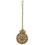 MUCH-MORE Indian Bollywood Amazon Bridal Necklace Earring with Maang Tikka Gold Tone Jewelry MUCH-MORE Indian Bollywood Amazon Bridal Necklace Earring with Maang Tikka Gold Tone Jewelry