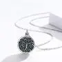Tree of Life Locket Necklace That Hold Photos and Human Ashes, 925 Sterling Silver 2 in 1 Locket Cremation Urn Necklace, Ashes Keepsake Pendant Engraving Forever in My Heart Jewelry Mother Day Gift for Women Unisex Adult with Gift Box