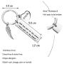 Gzrlyf Memorial Keychain God Has You in His Arm I Have You in My Heart Sympathy Gifts for Loss of Loved One