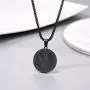 PROSTEEL Stainless Steel Saint Christopher Necklace for Men Women, 22''-24'' Adjustable, Black/18K Gold Plated, Patron Saint of Travellers, Come Gift Box