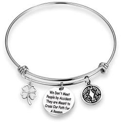 Eigso Coworker Leaving Gifts Best Friend Bracelets Keychain Long Distance Friendship Gifts Going Away Gift Leaving Gift Goodbye Gift