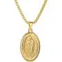 Stainless Steel Pendant Necklace for Men Women Virgin Mary Necklace Religious Jewelry Rolo Chain (A:Gold Tone) Stainless Steel Pendant Necklace for Men Women Virgin Mary Necklace Religious Jewelry Rolo Chain (A:Gold Tone)