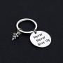 HOLLP Veterinarian Jewelry Veterinary Technician Gifts Never Never Given Up Keychain Vet Tech Jewelry Gift for Veterinarian