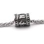 GUNGNEER Meditation Mantra Neckace Stainless Steel Keel Chain Prayer Tibetan Healing Spiritual Jewelry Men Women