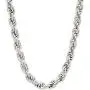 Savlano 925 Sterling Silver 6mm Solid Italian Rope Diamond Cut Twist Link Chain Necklace with Gift Box for Men & Women - Made in Italy Savlano 925 Sterling Silver 6mm Solid Italian Rope Diamond Cut Twist Link Chain Necklace with Gift Box for Men & Women - Made in Italy