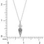 HARRY POTTER Silver Plated Felix Felicis Potion in The Bottle Pendant Necklace, 18” Chain