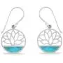 Boma Jewelry Sterling Silver Lotus Flower Dangle Earrings Boma Jewelry Sterling Silver Lotus Flower Dangle Earrings