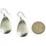 Small Hammered Aluminum Silver-tone Tear Drop Earrings By John S Brana Handmade Jewelry Hypoallergenic Small Hammered Aluminum Silver-tone Tear Drop Earrings By John S Brana Handmade Jewelry Hypoallergenic