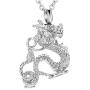 Dragon Cremation Jewelry for Ashes Stainless Steel Pendant Keepsake Memorial Jewelry Cremation Ash Urn Necklace for Man Women