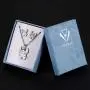 Cute Alpaca Necklace Animal Llama Jewelry Alpaca Stud Earrings Set