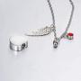 Glimkis The love between a Father and Daughter is forever Cremation Memorial Ashes Pendant urn necklace Cremation Jewelry