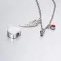 Glimkis The love between an Aunt and Niece is forever Cremation Jewelry Memorial Pendant urn necklace for ashes Glimkis The love between an Aunt and Niece is forever Cremation Jewelry Memorial Pendant urn necklace for ashes