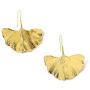 Fashion Ginkgo Leaf Drop Dangle Earrings Fall Maple Leaf Pendant Earrings for Girlfriend Wife Daughter Partner Jewelry
