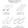Hanpabum 4 Pairs Curved Threader Dangle Earrings for Women Girls Drop Hoop Bar Arrow Statement Earrings Set Hanpabum 4 Pairs Curved Threader Dangle Earrings for Women Girls Drop Hoop Bar Arrow Statement Earrings Set