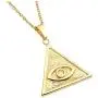 Zysta Unisex Vintage Eye of Providence Ancient Mystic Symbol Triagnle All Seeing Eyes Pyramid Pedant Necklace Stainless Steel with 24 Inches Chain Zysta Unisex Vintage Eye of Providence Ancient Mystic Symbol Triagnle All Seeing Eyes Pyramid Pedant Necklace Stainless Steel with 24 Inches Chain