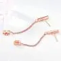 KSQS Minimalist Chain Earrings Dangle Earrings 925 Sterling Silver Plated Bar Earrings for Women KSQS Minimalist Chain Earrings Dangle Earrings 925 Sterling Silver Plated Bar Earrings for Women