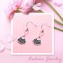 Sterling Silver RBG Dissent Collar Earrings Dangle Drop Stud Jewelry Gifts for Women Fan of Ruth Bader Ginsburg